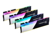 G.Skill Tridentz Neo Series - Ddr4 - Set - 128 Gb: 4 X 32 Gb - Dimm 288-Pin - 3600 Mhz / Pc4-28800 - Cl16 - 1,45 V - Utan Buffert - Icke-Ecc - Borstad Svart, Borstad Svart Aluminium, Pulverlackerat Silver