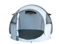 Pro Action 2 Person 1 Room Pop Up Camping Tent - Black