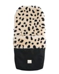 Vognpose Vinter m/ Lammeskinn | Binibamba Puffmuff Leopard