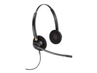 Poly EncorePro 520 - EncorePro 500 series - headset - på örat - kabelansluten - aktiv brusradering - Quick Disconnect - svart - Certifierad för Skype for Buisness, UC-certifierad