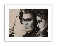 Wee Blue Coo Sweeney Todd Johnny Depp By Wayne Maguire Canvas Art Print