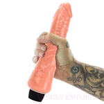 Vibrator Sex Toys Realistic Dildo Vibrator Sex Toy for Men and Women White