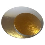 Tårtbrickor Silver & Guld 15 cm 3-pack