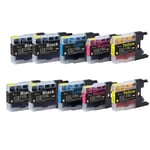 Kompatibel Brother LC1280 combo pack 10 stk bläckpatron 234 ml