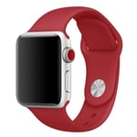 Apple Watch Series 4 40mm flexible silicone watch band - Dark Red