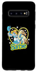 Galaxy S10 Barbie - Retro Western Cowgirl With Horse And Heart Case