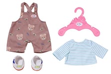 Baby born Bear Jeans Outfit 834732 - Clothing for BABY born Bear and Dolls up to 36cm - Bear Themed Outfit with Shoes - Suitable for Kids from 1+