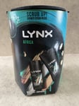 Lynx Gift Pack Africa - Body spray , Body wash & Shower Scrub-  New