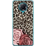 Xiaomi Poco F2 Pro Transparent Mobilskal Leopardrosor