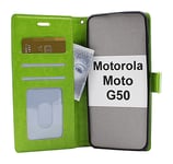 Crazy Horse Wallet Motorola Moto G50 (Grön)
