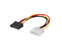 Savio Ak-10, 0,18 M, Molex (4-Stift), Sata 15-Stift, Hane, Hona, Rakt