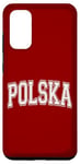 Coque pour Galaxy S20 Polska Pologne Varsity Style maillot de sport
