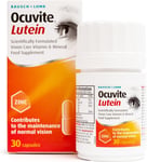 Ocuvite Lutein Supplement, by Bausch + Lomb, Lutein with Zinc, Copper, Vitamin C