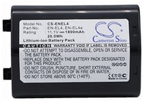 Battery for NIKON D2H, D2Hs, D2X, D2Xs, D3, D3S, D3X, F6 1800mAh - EN-EL4 EN-...
