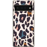 Google Pixel 6 Pro Transparent Mobilskal Leopardmönster