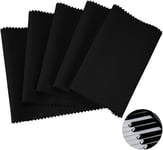 Housse De Clé Anti-Poussière En Tissu Pour Clavier De Piano Acoustique Et Numérique À 88 Touches Et Clavier Électrique Noir Classique