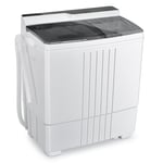 Twin Tub Portable Washing Machine with 1.5KG Capacity Dryer