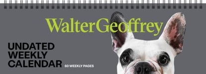- Walter Geoffrey Perpetual Undated Weekly Desk Pad Calendar Bok