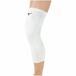 Mizuno Japan Volleyball Knee Pad Supporter Super Long V2MY8019 White