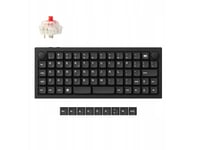 Keychron - Q15 Max Qmk Wireless Custom Mechanical Keyboard Fully Assembled Knob / Black / Gateron Jupiter Red