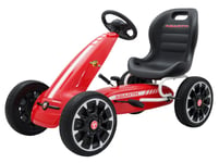 Abarth Pedal Gokart till barn, 3-8 år, röd