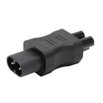IEC320 C8 To IEC320 C5 Converter 10A 250V 2.5A 250V Power Cord Adapter For L AUS