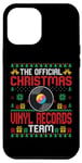 iPhone 14 Pro Max Funny Christmas Vinyl Records Team Vinyl Records Player Xmas Case