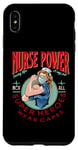 Coque pour iPhone XS Max Nurse Power Saving Life Is My Job Not All Heroes Wear Capes