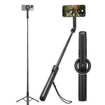 Spigen MagSafe Bluetooth Selfie-stick med stativ, 120cm - Svart