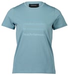 Peak Performance Ground Tee Women T-shirt Faded Blue-140 XS - Fri frakt