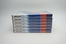 6 x Philips DVD+RW Blank DVDS 4.7GB 120 MINUTES  RW FORMAT
