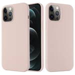 iPhone 14 Pro Max Silikon Deksel - MagSafe Kompatibel - Lys Rosa