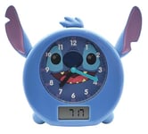 Lexibook RLT100D, Disney Stitch, My Sleep Companion, Alarm clock, nightlight, dawn simulator and storyteller, with power cord, blue
