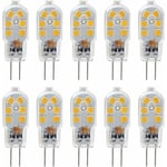 G4 LED-lampor 12V, 1W motsvarande 10W halogen, ej dimbar, 10-pack