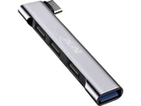 Inline® Slim Usb-C Hub, 4-Portar, Usb 3.0 + 3X Usb 2.0, Slimmad Design