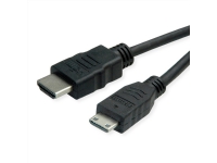 ROLINE 11445580, 2 m, HDMI Typ A (Standard), HDMI Typ C (Mini), 3D, Audio Return Channel (ARC), Sortera