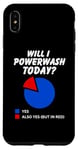 iPhone XS Max Will I powerwash Today? Yes Sarcastic Pie Chart Power washer Case