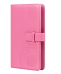 homeyuser Photo Album 96 Pockets for 3 Inch Mini Photo Album Compatible with Fujifilm Instax Mini Instant Camera Film Photos (pink)