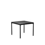 Houe - FOUR Table - 90 x 90 cm - Black - Svart - Matbord utomhus - Metall
