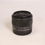 Canon Used EF-M 15-45mm f/3.5-6.3 IS STM Zoom Lens Silver