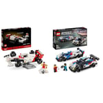LEGO Icons McLaren MP4/4 & Ayrton Senna Vehicle Set, F1 Race Car Model kit for Adults to Build & Speed Champions BMW M4 GT3 & BMW M Hybrid V8 Race Car Toys for 9 Plus Year Old