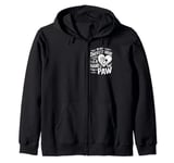 In My Darkest Hour Reached For Hand Found Paw Companionship Zip Hoodie