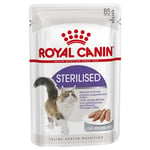 Økonomipakke: 96 x 85 g Royal Canin vådfoder - Sterilised mousse