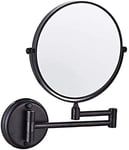 HGXC Miroir cosmétique d'hôtel Double Face Miroir esthéticienne loupe Pliante Domestique 360 ​​degrés Rotatif