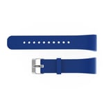 Samsung Gear Fit2 Pro Enkelt silikon klockband - Mörk blå