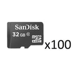 SanDisk Sandisk Microsdhc 32gb, 80mb/s, Klass 10/uhs-i, 100-pack