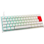 Ducky ONE 2 Mini Gaming Tastatur, MX-Speed Silver, RGB-LED, weiß 0,000000 Noir