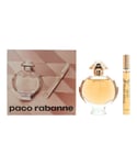 Paco Rabanne Womens Olympea Eau de Parfum 50ml + 10ml Travel Spray Gift Set - One Size