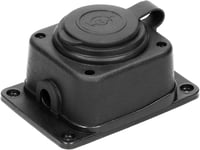 SHIBA-ORNO Multiprise Electrique Extérieur étanche 1 Prise (Mise à la Terre de Type Prise Allemande) Résistant aux Chocs, Ininflam[1