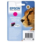 Epson T0713 Cheetah Magenta Original Ink Cartridge (C13T07134011) Stylus DX4000